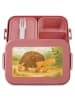 Mr. & Mrs. Panda Bento Box Schildkröte MHerzieren Design ohne S... in Rot Pastell