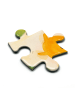 Mr. & Mrs. Panda Puzzle Spiegelei Ei Design ohne Spruch in Weiß