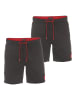 riverso  Short RIVDavid 2er Pack comfort/relaxed in Schwarz