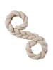 nordic coast company  Bettschlange geflochten, waschbar, feste Enden, extra breit