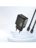 Wisam Dudao A26T GaN 25W USB-A/USB-C Ladegerät – Schwarz