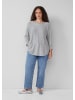 QS Strickpullover  in  9400_grau meliert