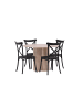 ebuy24 Schwarz 110 x 110 cm