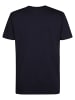 Petrol Industries Baumwoll-T-Shirt mit Print zimmer in Blau