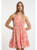 IZIA Damen Sommerkleid in Rot Weiss