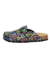 Lico Clog "Bioline Clog Print" in Schwarz