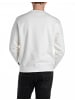 Replay Sweatshirt BRUSHED FLEECE in Weiß