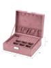 Intirilife Juwelenbox Schmuckschatulle in Rosa