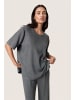 Soaked in Luxury T-shirt SLMarigold Lockere Passform in Grey Melange