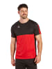 erima Herren Six Wings T-Shirt in rot/schwarz