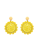IZIA Women Earrings in Yellow