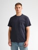 Petrol Industries T-Shirt aus Baumwolle mit Brusttasche vaughn in Blau