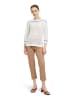 Betty Barclay Lochstrick-Pullover mit Strickdetails in Patch White/Blue