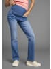 neun 9 monate Umstandsjeans in blue stone washed