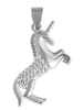 Adeliás Kinder Anhänger Einhorn aus 925 Silber mit Zirkonia in silber