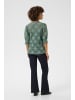 CULTURE Langarm-Bluse CUolu Relaxed fit in Green Milieu
