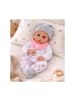 Wisam® Babypuppe mit Fütterungszubehör, Lätzchen, Mütze, 28 cm