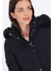 Usha Women Coat in navy