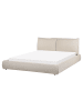Beliani Doppelbett VINAY in Beige - (W) 176 x (H) 90 x (L) 233 cm