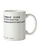 Mr. & Mrs. Panda Tasse Pommes sind frittierte Sonnenstrahlen!...... in Weiß