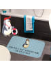 Mr. & Mrs. Panda Badteppich Wenn Papa es nicht reparieren kann, ... in Blau Pastell