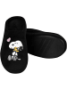 COFI 1453 United Labels The Peanuts Hausschuhe für Damen Snoopy Design Puschen in Schwarz