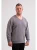 CASH-MERE.CH V-Ausschnitt Pullover in Grau