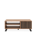 CALICOSY Couchtisch LUBLIN in Helles Holz - (W) 110,5  x (H) 42  x (L) 67  cm
