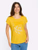 Sieh an! Kurzarm-Shirt in sonnengelb
