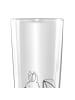 Mr. & Mrs. Panda Bierglas Fledermaus Sitzen ohne Spruch in Transparent