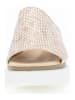 Gabor Pantoletten Gold/Beige