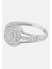 Diamant Exquis Ring aus 375 Weißgold mit Diamant