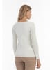 Usha Damen Strick Pullover in Weiss
