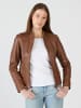 Mustang Lederjacke Blanca in cognac