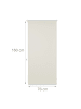 relaxdays 4x Thermorollo in Beige - (B)80 x (H)160cm