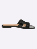 Heine Pantolette in schwarz