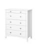 ebuy24 Kommode Mulon Weiß 80 x 40 cm