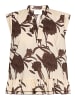 CARTOON Casual-Bluse mit Raffung in Beige/Braun