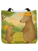 Mr. & Mrs. Panda Shopper Bären mit Hut Design ohne Spruch in Weiß