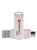 COFI 1453 FORCELL F-DATA Metal Duo USB-Stick in Silber