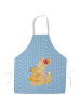Mr. & Mrs. Panda Arbeitsschürze Fuchs Mama ohne Spruch in Blau Pastell