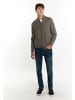 MO Herren Cardigan in Hellgrau Melange