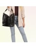 Toscanto Toscanto Beuteltasche, Shopper Leder schwarz ca. 41cm