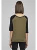 Urban Classics T-Shirt in olive/black