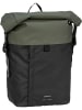 SANDQVIST Rucksack / Backpack Konrad Backpack in Multi Black/Lichen Green