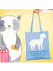 Mr. & Mrs. Panda Shopping Bag Dalmatiner Charme mit Spruch in Sky Blue