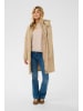 Cream Gefütterter Mantel CRARWEN Loose fit in Silver Mink