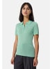 CASH-MERE.CH Poloshirt Kurzarm in Minzgrün