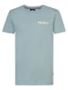 Petrol Industries T-Shirt mit Rückenaufdruck Beachdrive in Blau