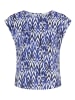 Tamaris Shirtbluse in blau gemustert